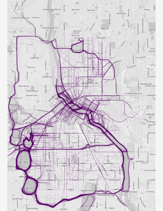 Illustration for article titled Beautiful Maps Reveal Where People Run In 22 Major Cities